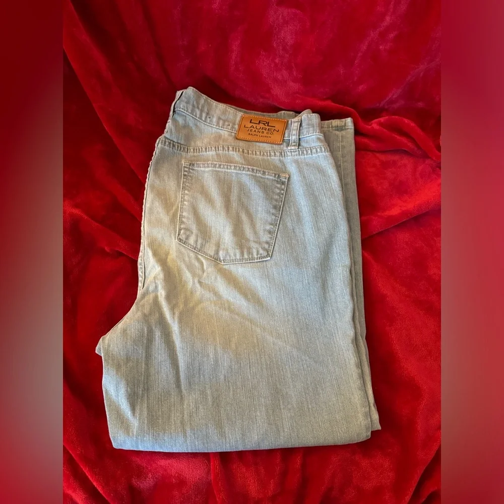 Ralph Lauren White Wash Jeans